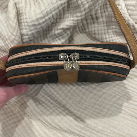 Authentic Vintage Pecan Stripe Fendi **flaws** - Picture 3 of 9